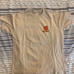 Peanuts Snoopy Tan Short Sleeve Tee